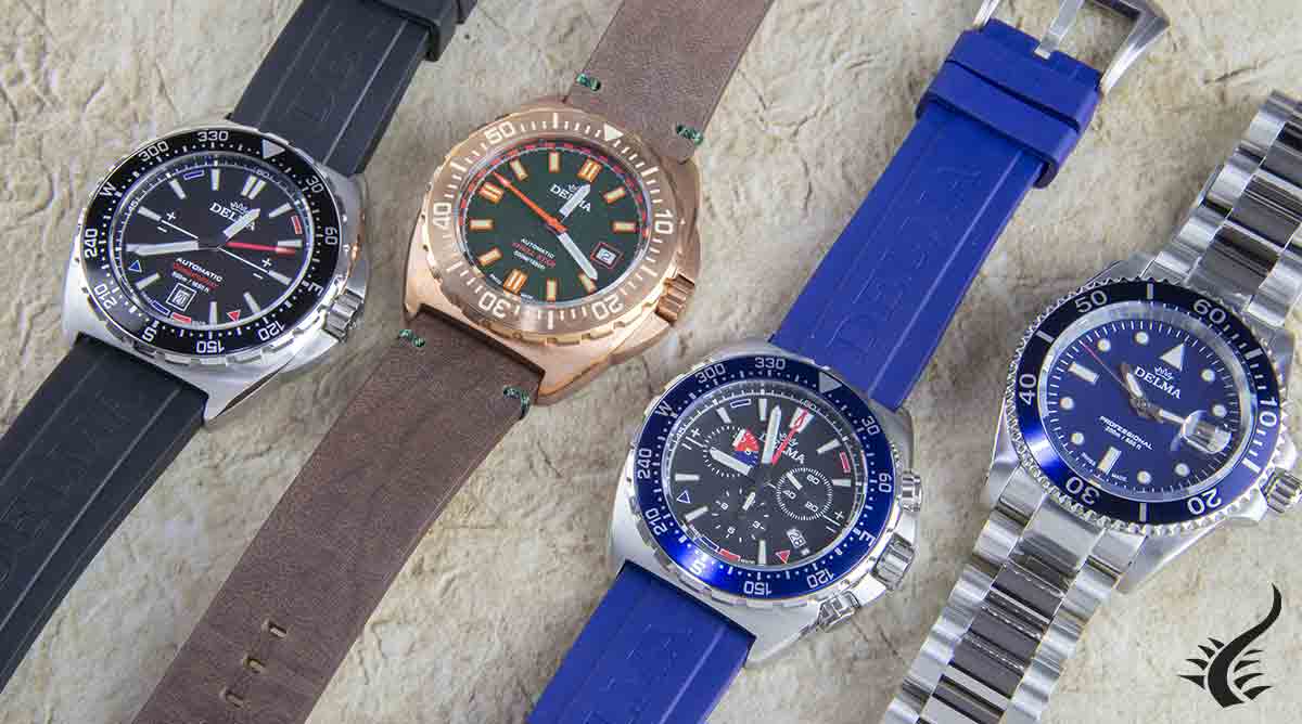 Relojes Delma Racing y Diver