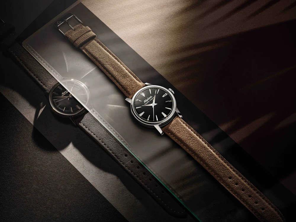 Reloj Automático Alpina Heritage Tropic-Proof Handwinding, Negro, AL-480B2H6