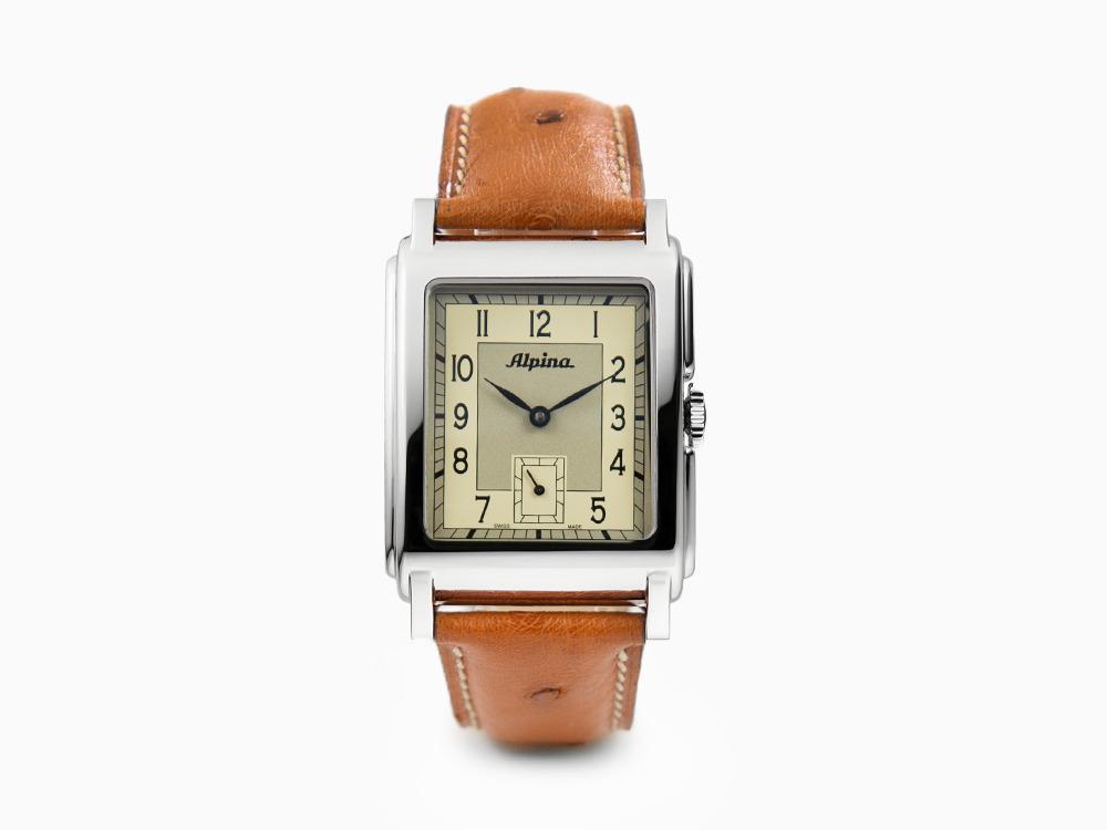 Reloj Automático Alpina Alpiner Heritage Carrée 140 Años, Plata, AL-530SAC3C6