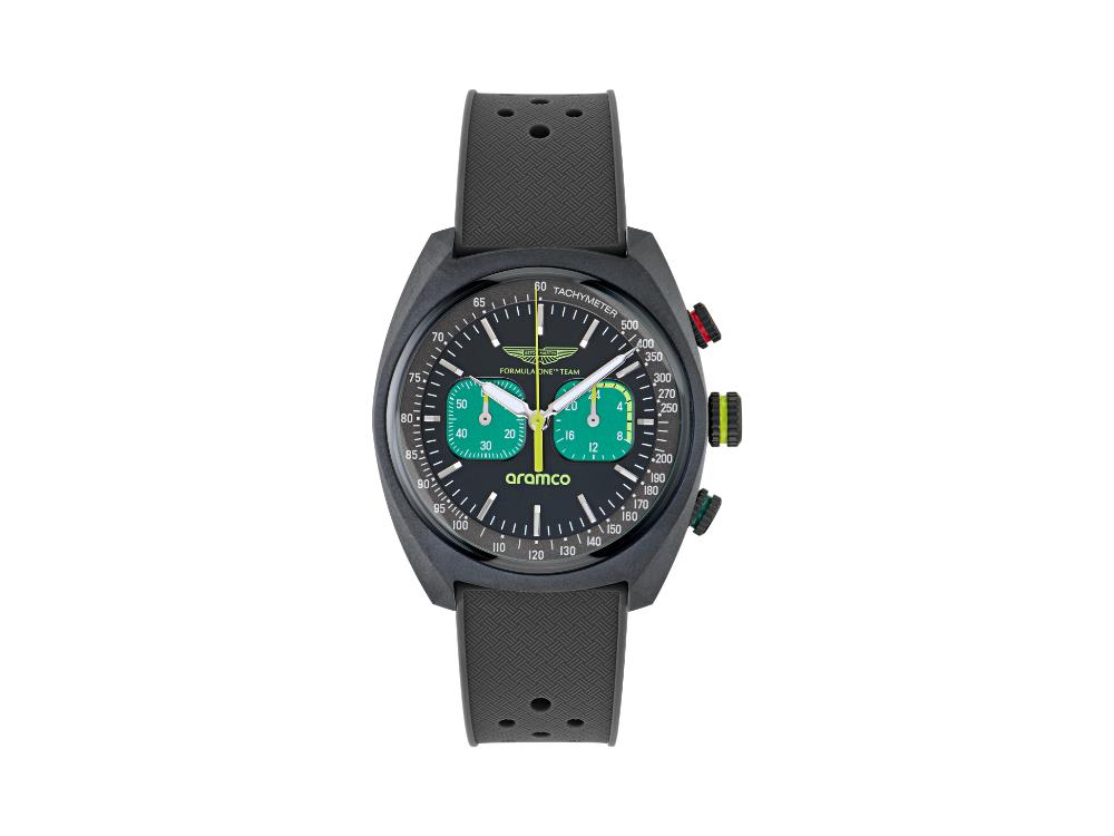Reloj de Cuarzo Aston Martin F1 Team DWF, Negro, 40 mm, Cronógrafo, MTFD2F602