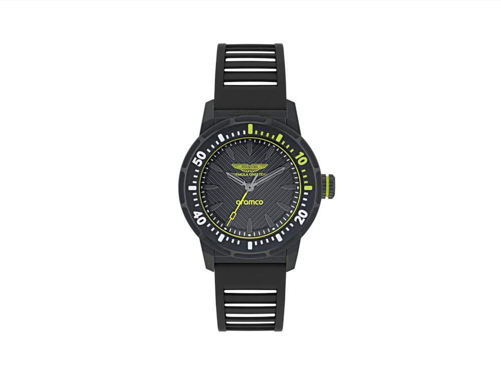 Reloj de Cuarzo Aston Martin PDK F1 Team, plástico, Negro, 40 mm, MTFK1F503