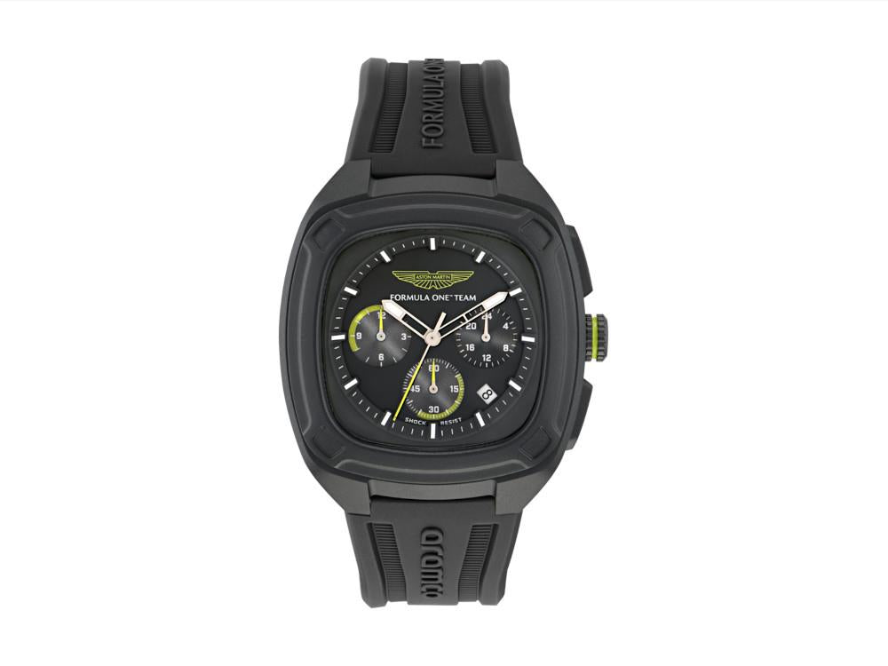 Reloj de Cuarzo Aston Martin OVR W F1 Team, Negro, 41 mm, Cronógrafo, MTFO1F505