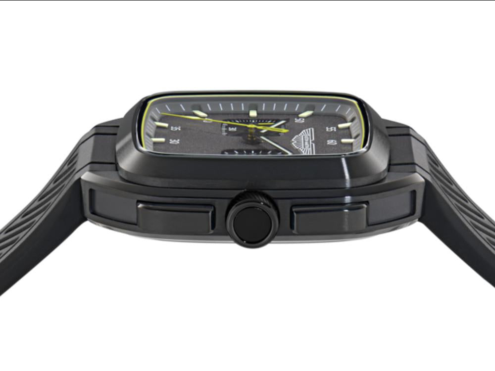 Reloj de Cuarzo Aston Martin Icon ULT, Acero reciclado, Negro, 40 mm, MTIU1S605