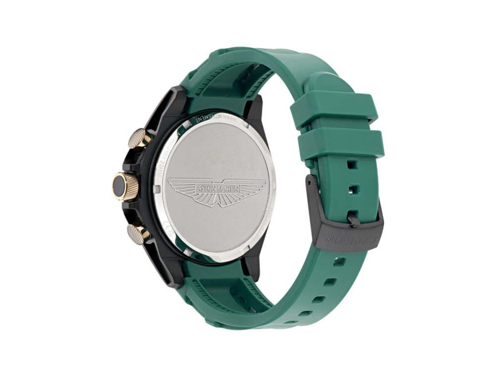 Reloj de Cuarzo Aston Martin Thrill HLC, Negro, 44 mm, Cronógrafo, MTRH1F501
