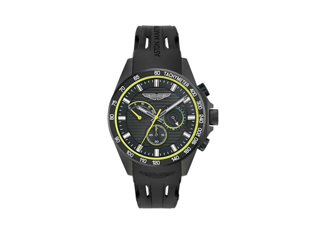 Reloj de Cuarzo Aston Martin Thrill HLC, Negro, 44 mm, Cronógrafo, MTRH1F503