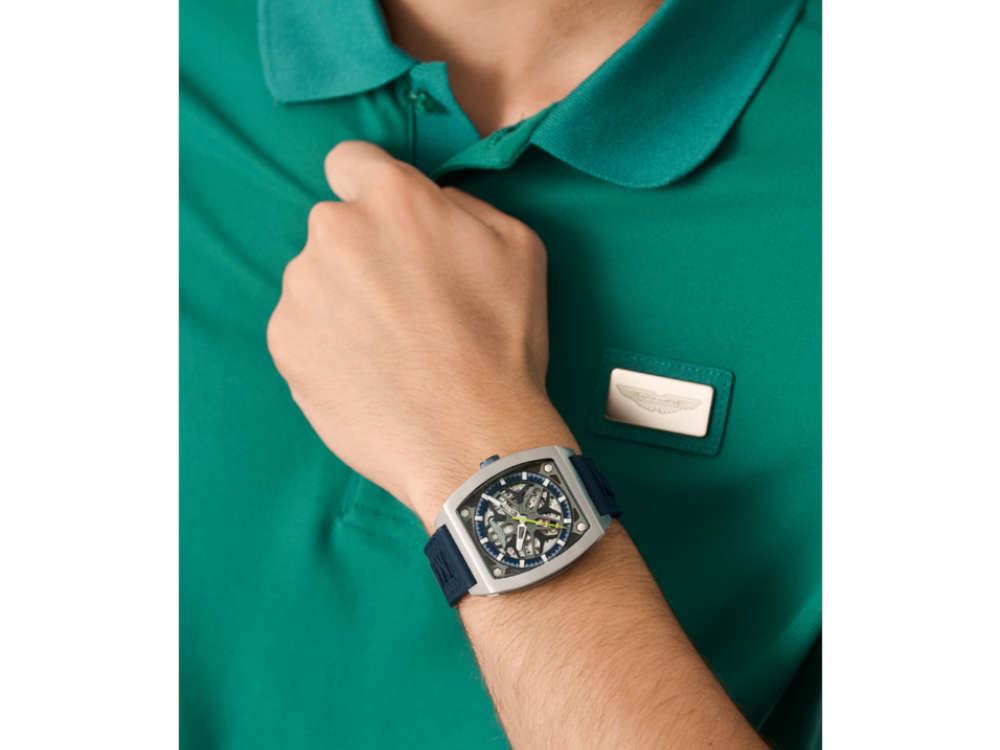 Reloj Automático Aston Martin Thrill TRG, Titanio, Azul, 41 mm, MTRT1F503