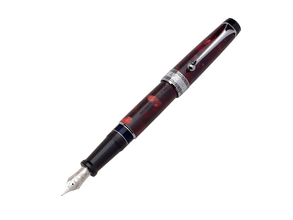 Pluma Estilográfica Aurora Optima, Auroloide, Burdeos, 996-CX