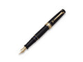 Pluma Estilográfica Aurora Optima, Resina, Negro, PVD Oro, 997N