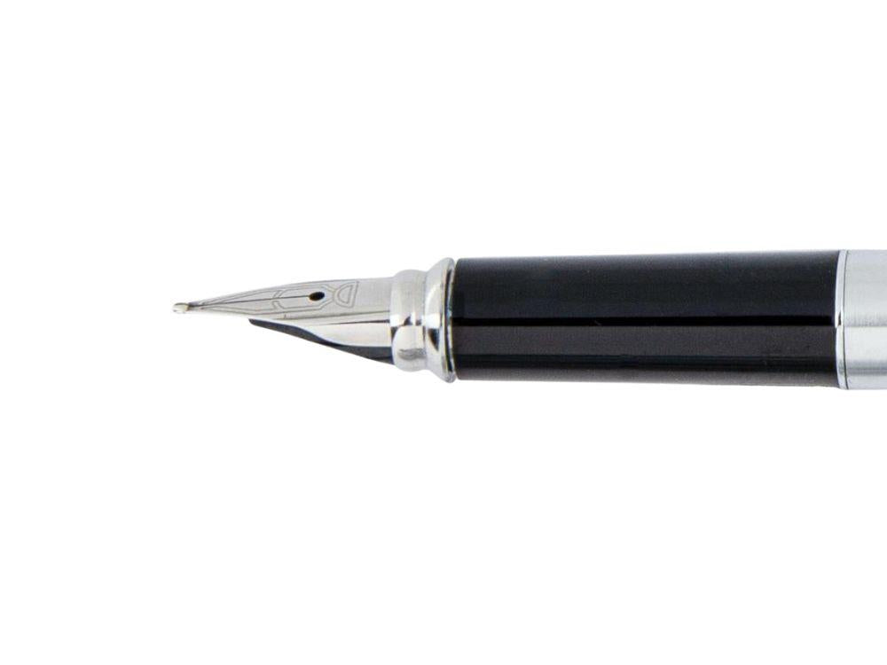 Pluma Estilográfica Aurora Magellano, Cromo, A09