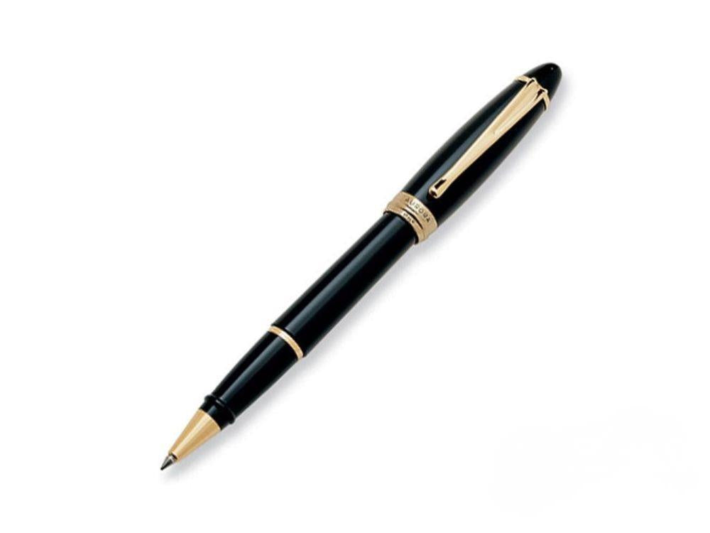 Roller Aurora Ipsilon, Resina, Adornos en oro, Negro, B71-N