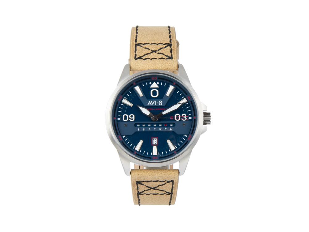 Reloj de Cuarzo AVI-8 Hawker Harrier II, Azul, 45 mm, AV-4063-02