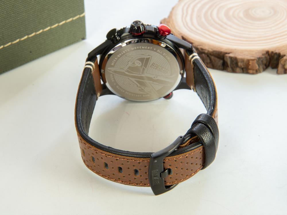 Reloj de Cuarzo AVI-8 Hawker Hunter Duke Chronograph Tangmere, Negro, AV-4080-04