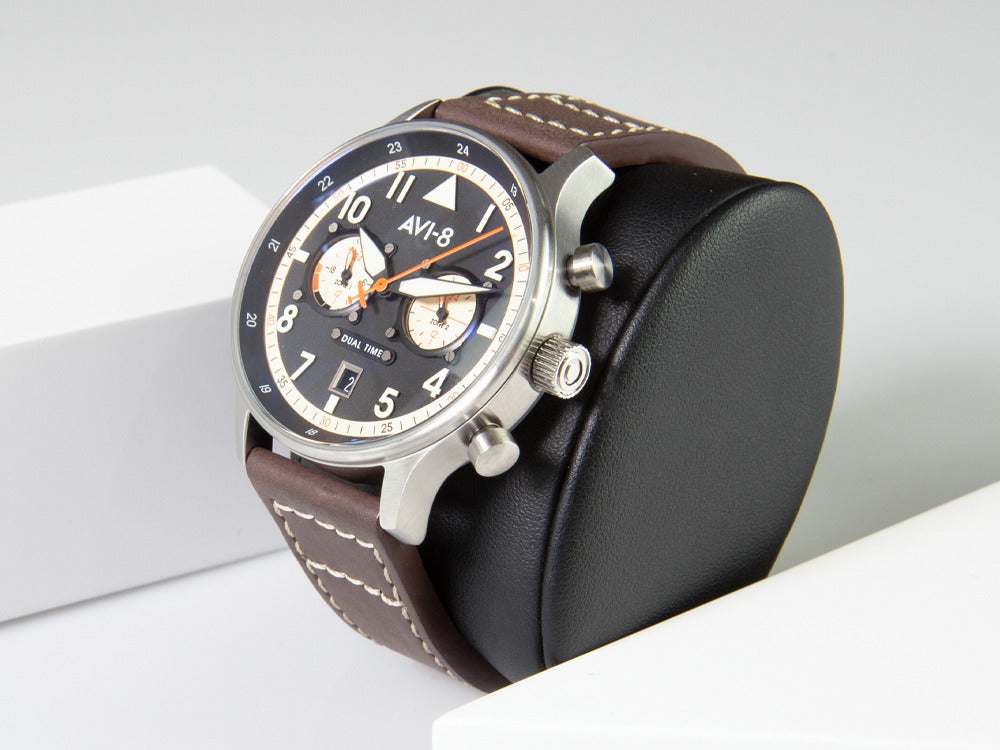 Reloj de Cuarzo AVI-8 Hawker Hurricane Carey Dual Time Manston, AV-4088-01
