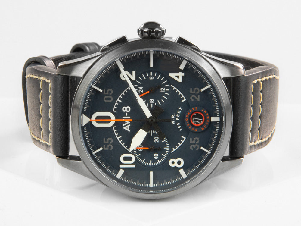 Reloj de Cuarzo AVI-8 Spitfire Lock Chronograph Channel Blue, 42 mm, AV-4089-04