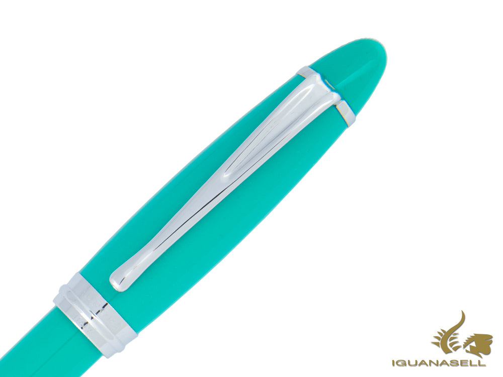 Bolígrafo Aurora Ipsilon Verano, Resina, Adornos Cromados, Verde, B31-CVS