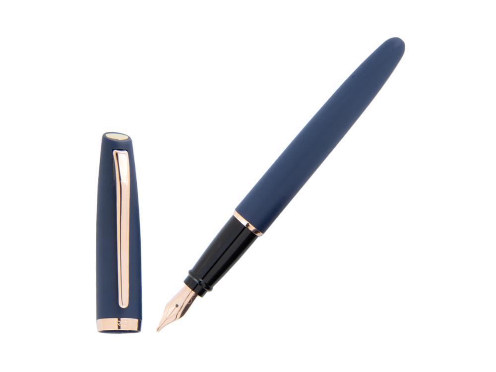 Pluma Estilográfica Aurora Style, Resina, Adornos en oro rosa, E20PB