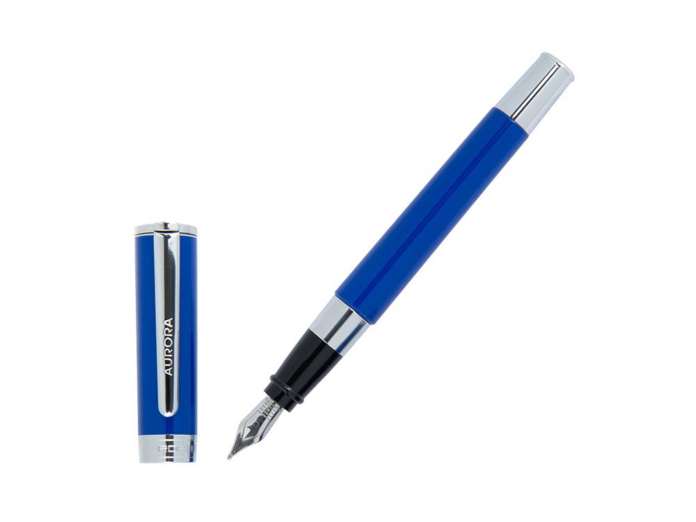 Pluma Estilográfica Aurora TU, Resina, Adornos Cromados, T11-B