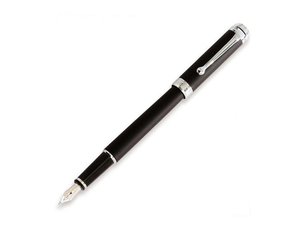 Pluma Estilográfica Aurora Talentum Finesse - Resina Negra - D13N