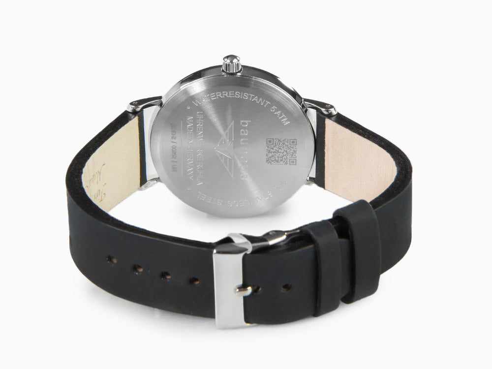 Reloj de Cuarzo Bauhaus, Negro, 41 mm, Día, 2140-2