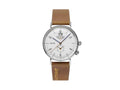 Reloj de Cuarzo Bauhaus Classic Dual, Blanco, 41 mm, 2144-1