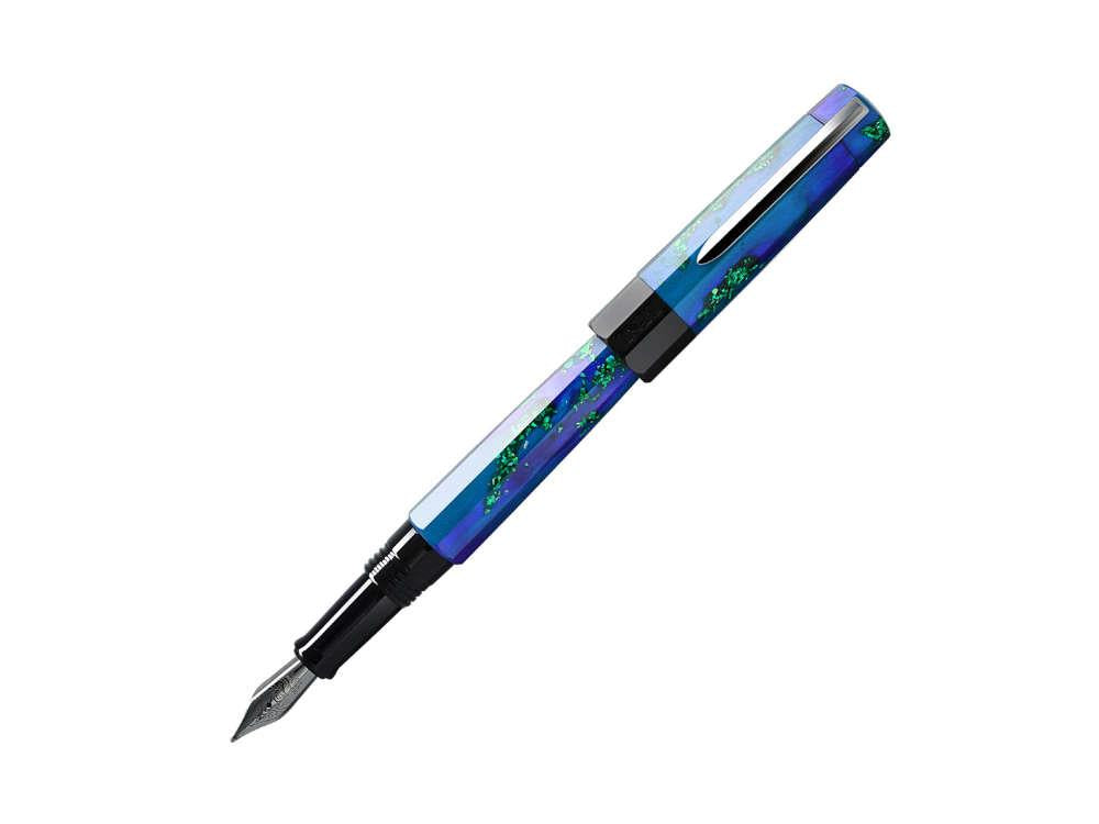 Pluma Estilográfica Benu Euphoria Tropical Voyage, Azul, 05.1.01.5.0