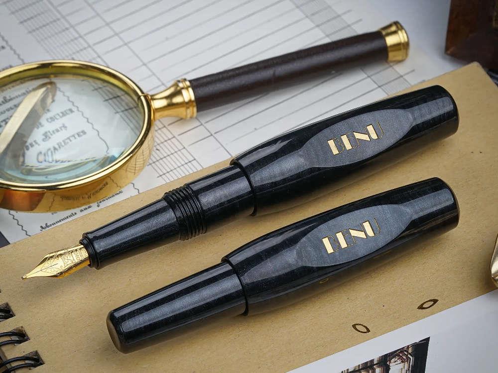 Pluma Estilográfica Benu Pixie Smoky Black, Negro, 24.2.35.6.0