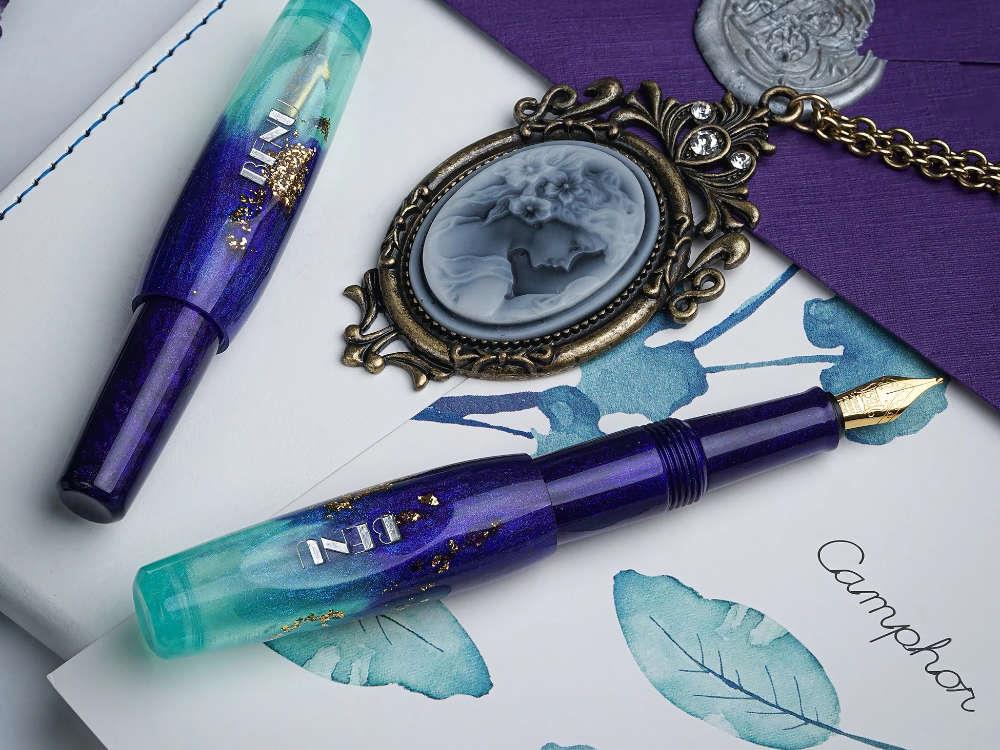 Pluma Estilográfica Benu Pixie Twilight Lagoon, Azul, 24.2.33.6.0