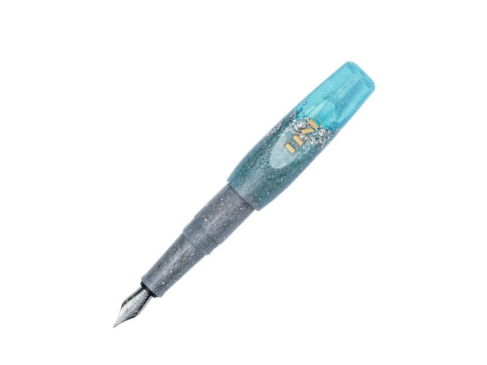 Pluma Estilográfica Benu Pixie Aqua Glow, Turquesa, 24.2.2.5.0