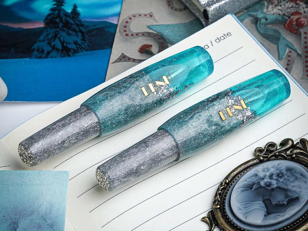 Pluma Estilográfica Benu Pixie Aqua Glow, Turquesa, 24.2.2.5.0