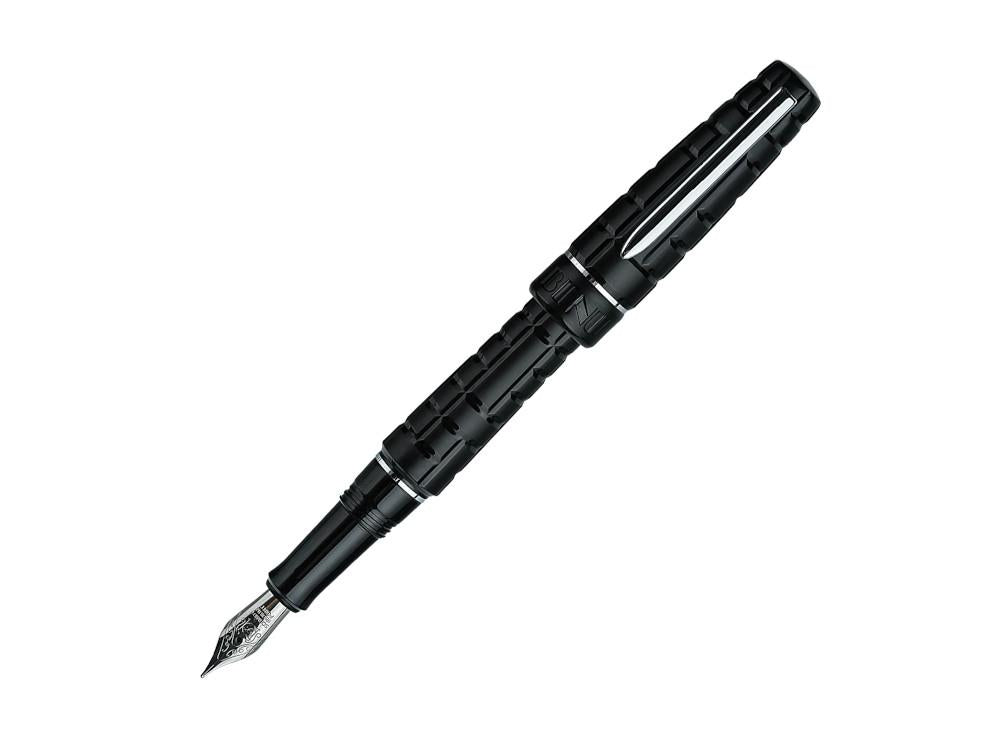 Pluma Estilográfica Benu Tessera Onyx, Resina, Negro, 25.2.1.5.0