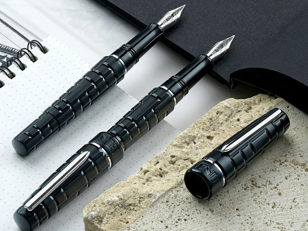 Pluma Estilográfica Benu Tessera Onyx, Resina, Negro, 25.2.1.5.0