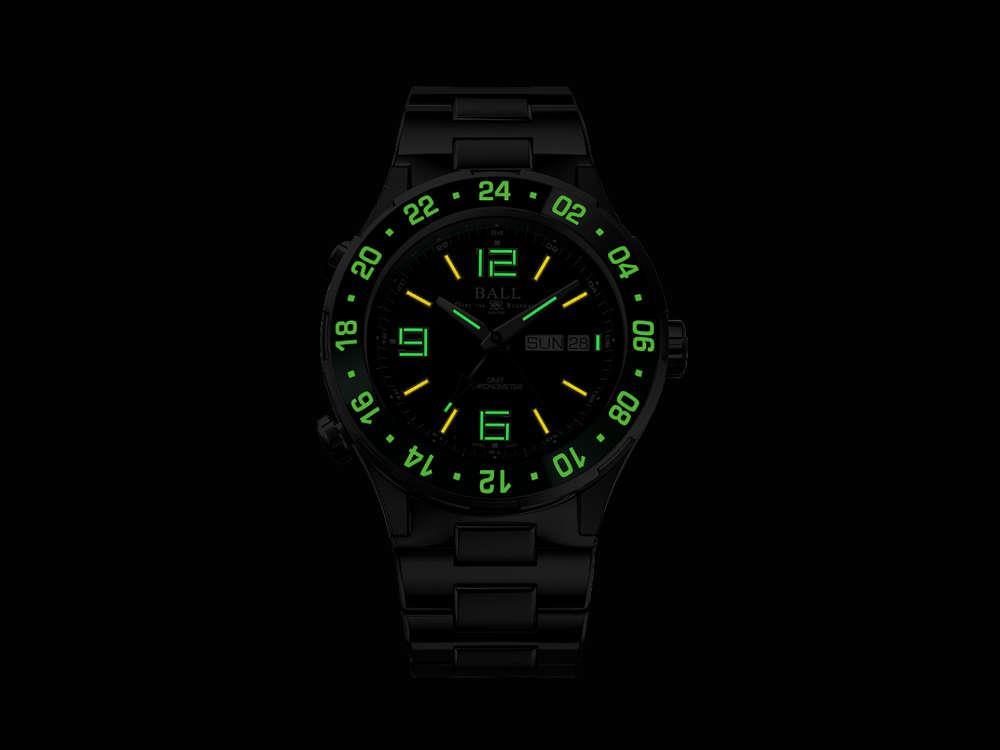 Reloj Automático Ball Roadmaster Marine GMT, Edición Limitada, DG3000A-S2C-BK