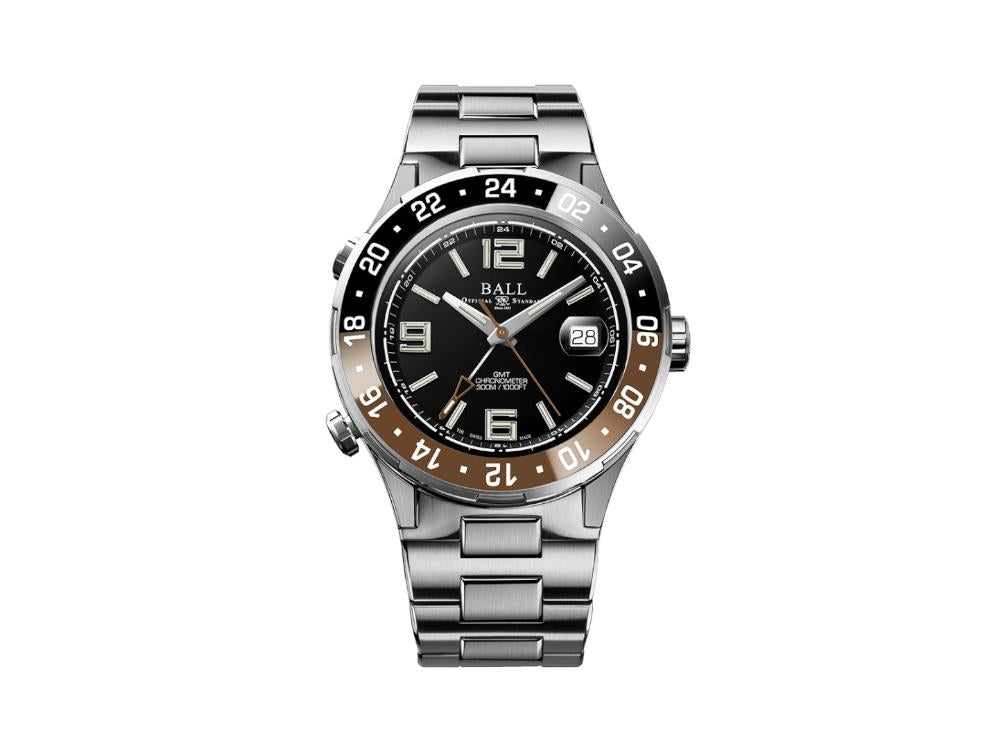 Reloj Automático Ball Roadmaster Pilot GMT, 40 mm, LE, DG3038A-S5CJ-BK