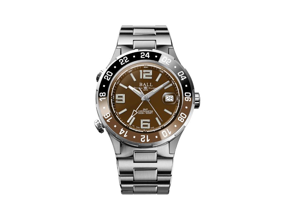 Reloj Automático Ball Roadmaster Pilot GMT, 40 mm, LE, DG3038A-S5CJ-BR