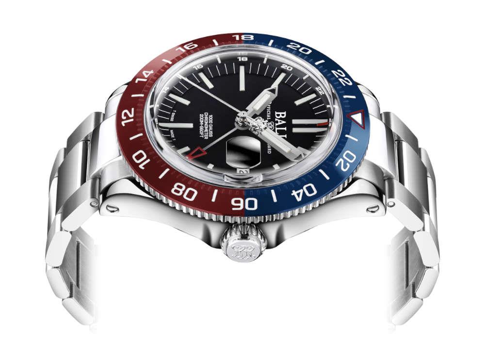 Reloj Automático Ball Engineer III Outlier GMT, Negro, 40 mm, DG9002B-S2C-BK