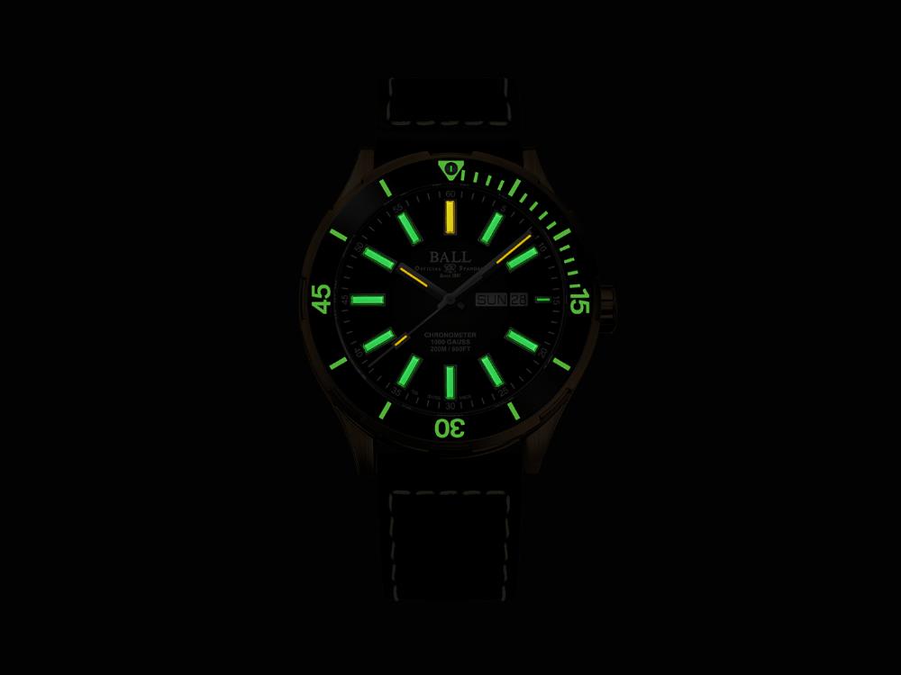 Reloj Automático Ball Roadmaster Marvelight Bronze, DM3070B-L3CJ-BK