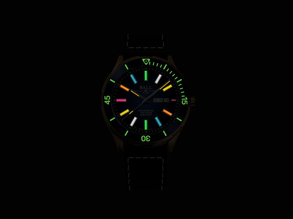 Reloj Automático Ball Roadmaster Marvelight Bronze, DM3070B-L4CJ-BER