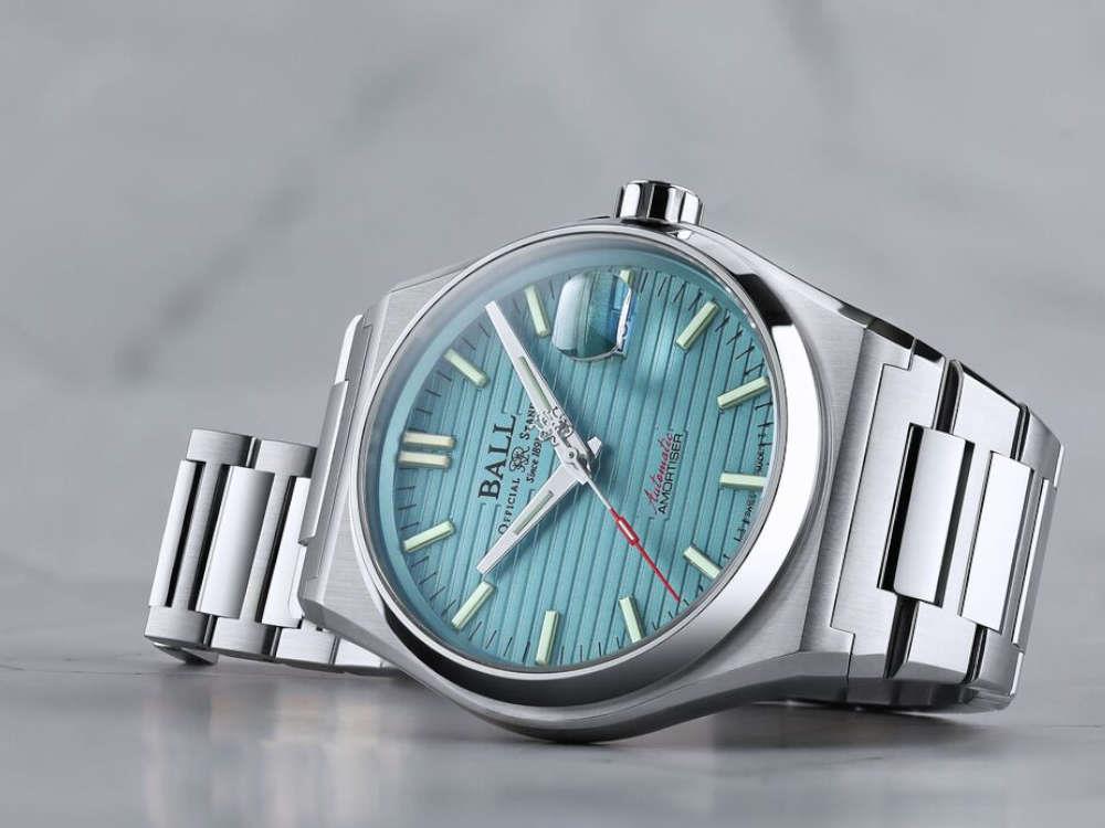 Reloj Automático Ball Roadmaster Perseverer, Azul Celeste , 40mm, NM9050C-S1-IBE