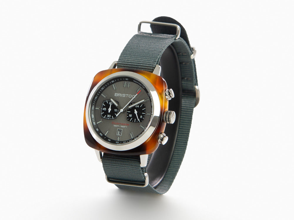 Reloj de Cuarzo Briston Clubmaster Sport, Gris, 42 mm, 17142.SA.TS.11.NG