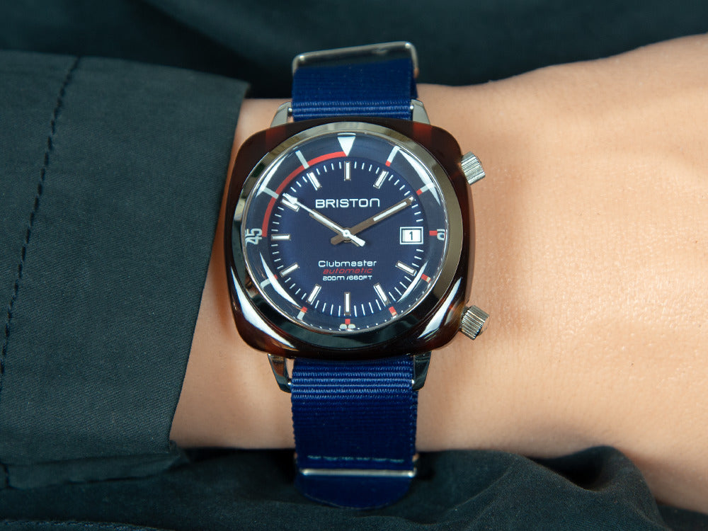 Reloj Automático Briston Clubmaster Diver, Azul, 42 mm, 17642.SA.TD.15.NNB