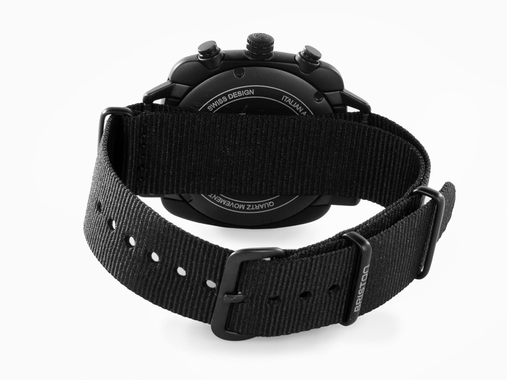 Reloj de Cuarzo Briston Clubmaster Sport, Negro, 42 mm, 18142.PBAM.BS.4.NB