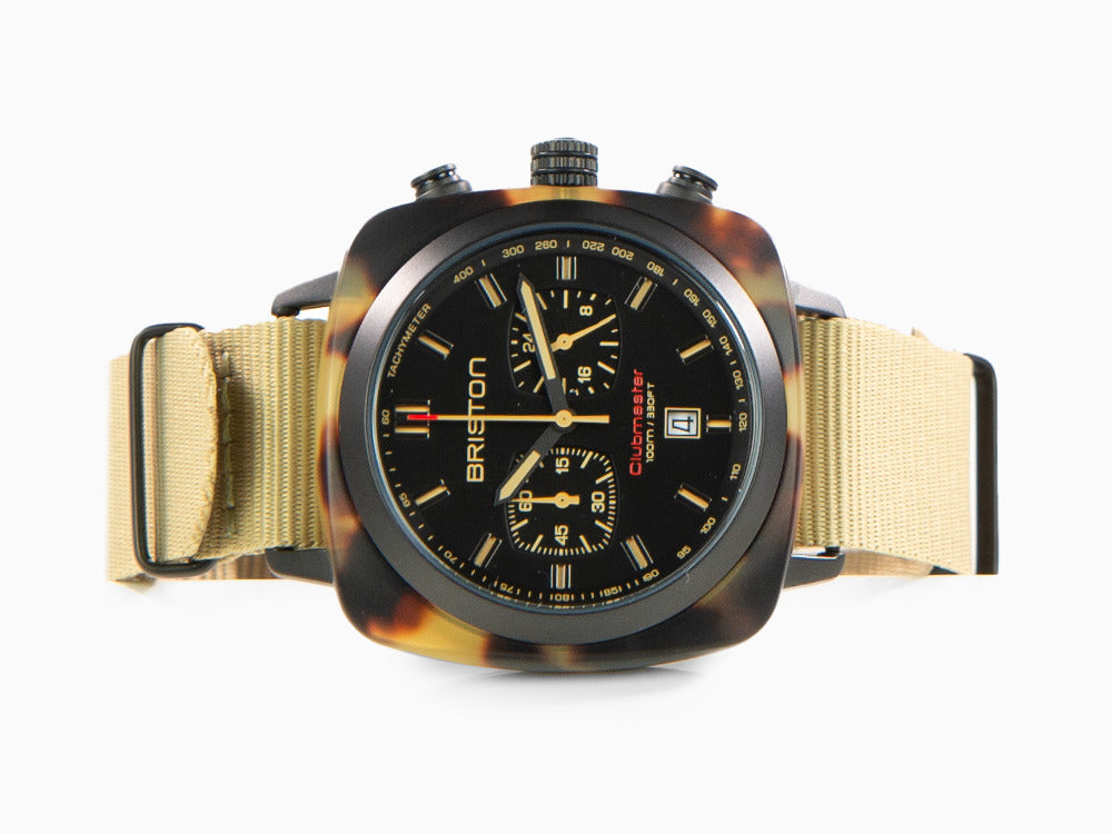 Reloj de Cuarzo Briston Clubmaster Sport, Negro, 42 mm, 18142.PBAM.TSS.5.NK
