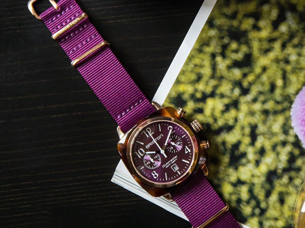 Reloj de Cuarzo Briston Clubmaster Classic, Rosa, 40 mm, 19140.PYA.T.32.NC
