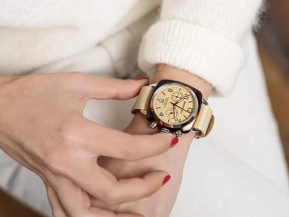 Reloj de Cuarzo Briston Clubmaster Classic Terracotta, 40 mm, 20140.SA.T.39.NTV