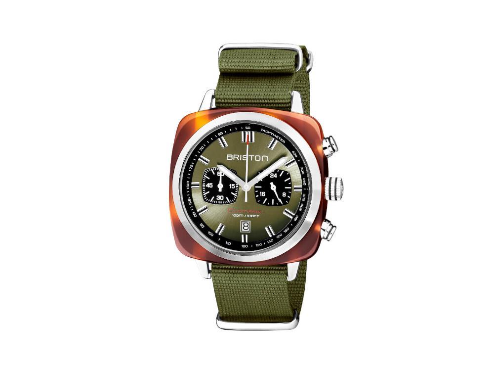 Reloj de Cuarzo Briston Clubmaster Sport, Verde, 42 mm, 20142.SA.TS.26.NOL