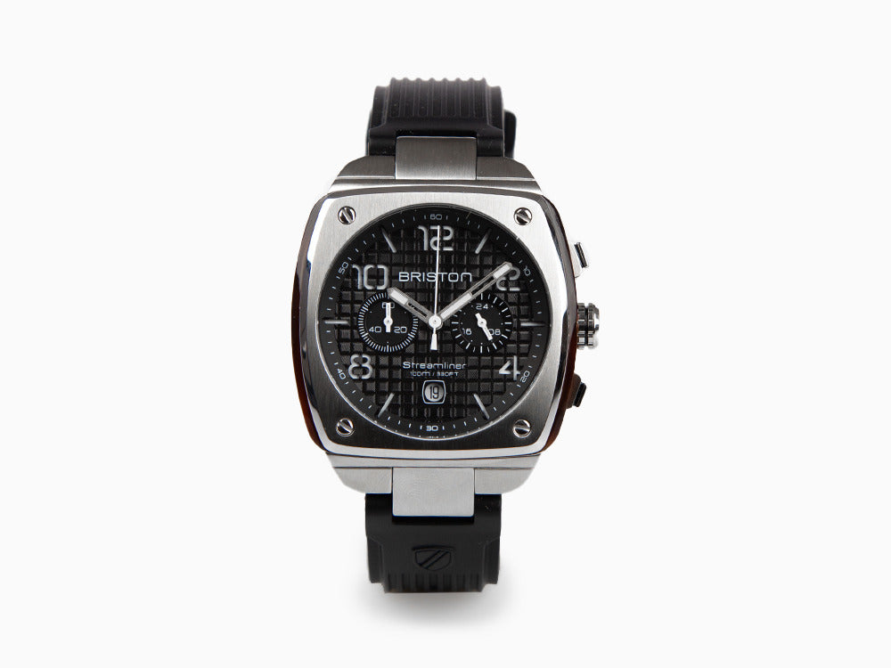 Reloj de Cuarzo Briston Streamliner Urban, Negro, 42 mm, 22142.S.T.1.RB