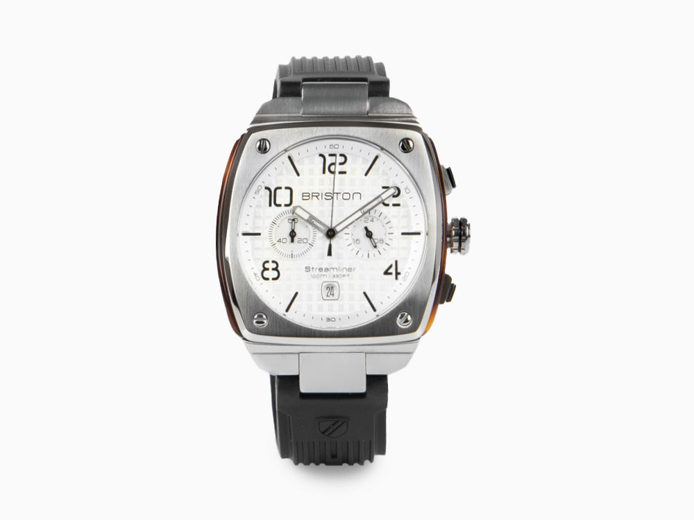 Reloj de Cuarzo Briston Streamliner Urban, Blanco, 42 mm, 22142.S.T.2.RB