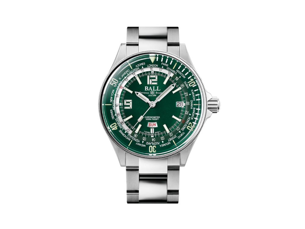 Reloj Automático Ball Engineer Master II Diver Worldtime, COSC, DG2232A-SC-GR