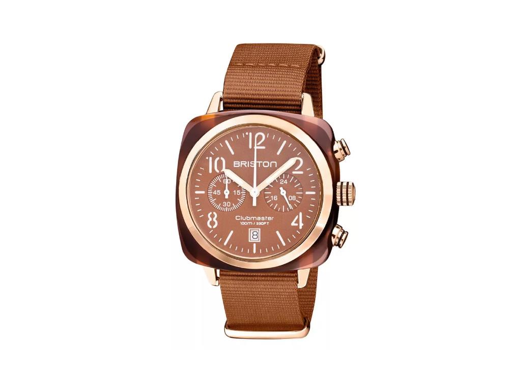 Reloj de Cuarzo Briston Clubmaster Classic Terracotta, 40 mm, 20140.PRA.T.38.NTC