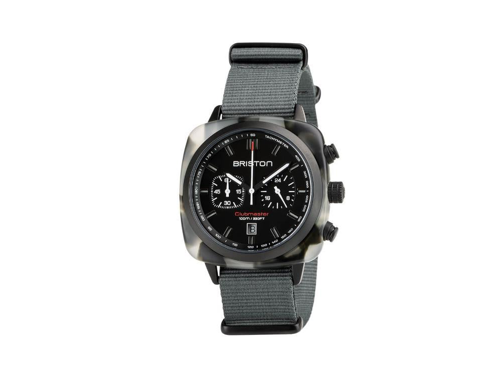 Reloj de Cuarzo Briston Clubmaster Sport, Negro, 42 mm, 18142.PBAM.GTS.3.NG